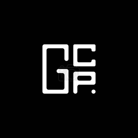 Illustration for GCP letter logo vector design, GCP simple and modern logo. GCP luxurious alphabet design - Royalty Free Image