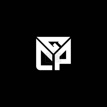 Illustration for GCP letter logo vector design, GCP simple and modern logo. GCP luxurious alphabet design - Royalty Free Image