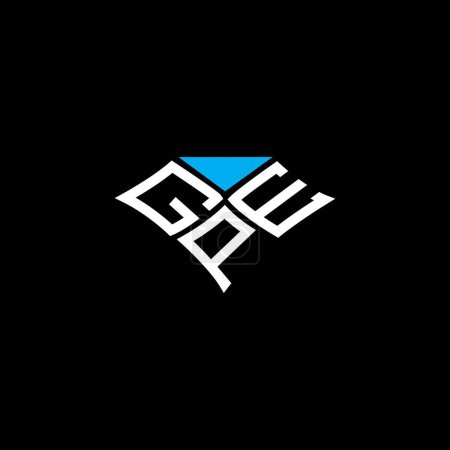 Téléchargez les illustrations : Design vectoriel de logo de lettre GPE, logo simple et moderne GPE. GPE design alphabet luxueux - en licence libre de droit
