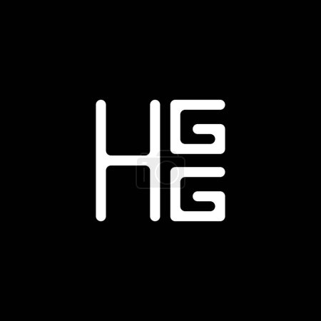 Téléchargez les illustrations : HGG lettre logo vectoriel design, HGG logo simple et moderne. HGG design alphabet luxueux - en licence libre de droit