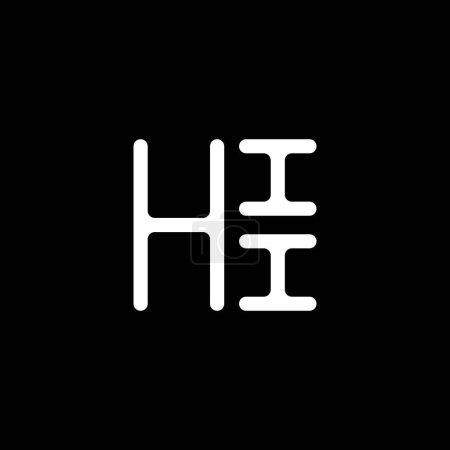 Ilustración de Diseño del vector del logotipo de la letra HII, logotipo simple y moderno de HII. HII diseño de alfabeto de lujo - Imagen libre de derechos