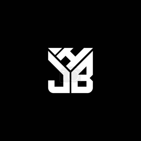 Téléchargez les illustrations : HJB lettre logo vectoriel design, HJB logo simple et moderne. HJB design alphabet luxueux - en licence libre de droit