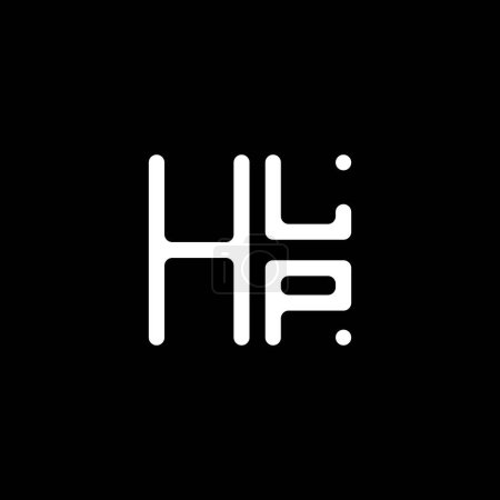 Ilustración de Diseño del vector del logotipo de la letra de HLP, logotipo simple y moderno de HLP. Diseño de alfabeto de lujo HLP - Imagen libre de derechos