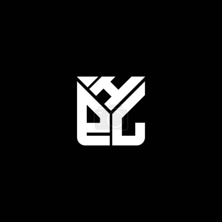 Illustration for HPL letter logo vector design, HPL simple and modern logo. HPL luxurious alphabet design - Royalty Free Image