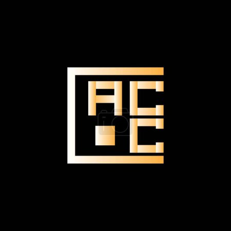 Illustration for ACC letter logo vector design, ACC simple and modern logo. ACC luxurious alphabet design - Royalty Free Image