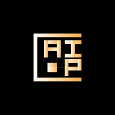 Ilustración de Diseño del vector del logotipo de la letra AIP, logotipo simple y moderno AIP. Diseño de alfabeto de lujo AIP - Imagen libre de derechos