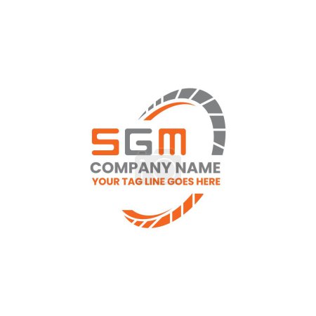 Téléchargez les illustrations : SGM lettre logo vectoriel design, SGM logo simple et moderne. SGM design alphabet luxueux - en licence libre de droit