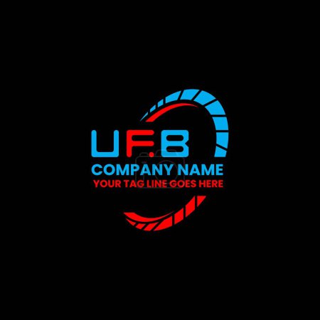 Téléchargez les illustrations : UFB lettre logo vectoriel design, UFB logo simple et moderne. UFB design alphabet luxueux - en licence libre de droit