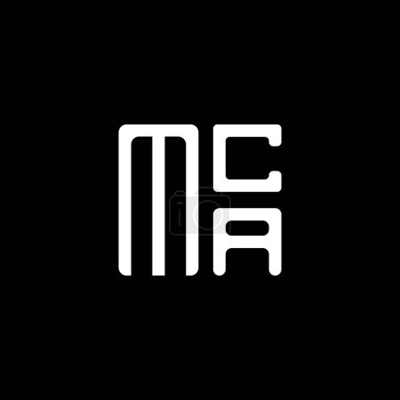 Ilustración de Diseño del vector del logotipo de la letra de MCA, logotipo simple y moderno de MCA. Diseño de alfabeto de lujo MCA - Imagen libre de derechos