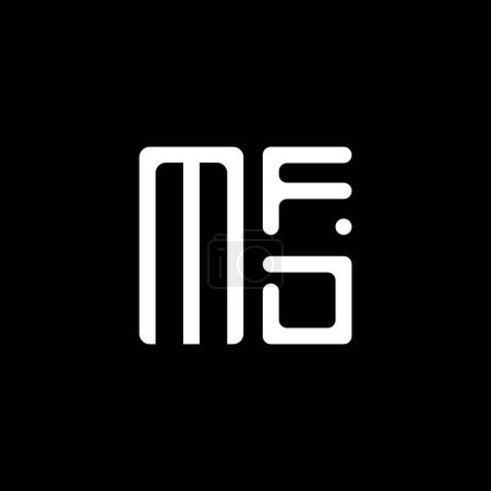 Illustration for MFD letter logo vector design, MFD simple and modern logo. MFD luxurious alphabet design - Royalty Free Image