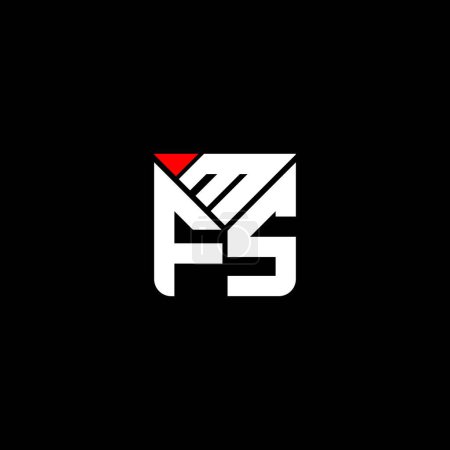 Ilustración de Diseño del vector del logotipo de la letra MFS, logotipo simple y moderno de MFS. Diseño de alfabeto de lujo MFS - Imagen libre de derechos
