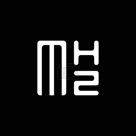Illustration for MHZ letter logo vector design, MHZ simple and modern logo. MHZ luxurious alphabet design - Royalty Free Image