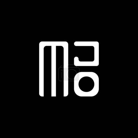 Ilustración de Diseño del vector del logotipo de la letra de MJO, logotipo simple y moderno de MJO. Diseño de alfabeto de lujo MJO - Imagen libre de derechos