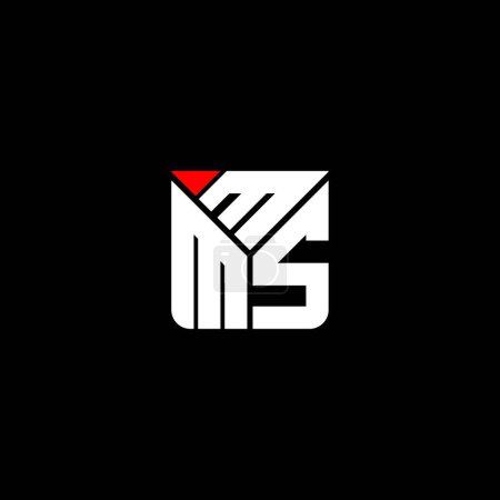 Ilustración de Diseño del vector del logotipo de la letra de MMS, logotipo simple y moderno de MMS. Diseño de alfabeto de lujo MMS - Imagen libre de derechos