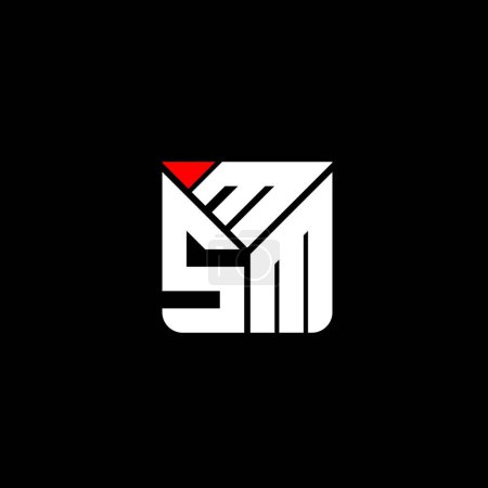 Téléchargez les illustrations : MSM lettre logo vectoriel design, MSM logo simple et moderne. MSM design alphabet luxueux - en licence libre de droit