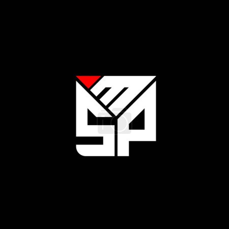 Illustration for MSP letter logo vector design, MSP simple and modern logo. MSP luxurious alphabet design - Royalty Free Image