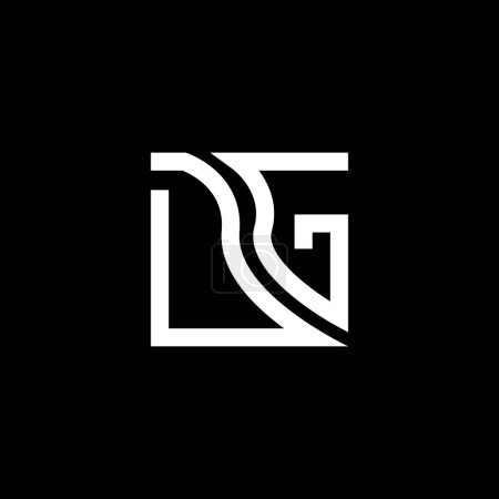 Téléchargez les illustrations : Conception vectorielle du logo de la lettre DG, logo simple et moderne de la DG. DG design alphabet luxueux - en licence libre de droit