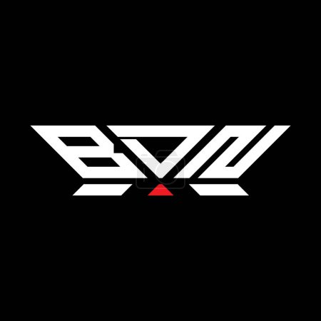 Illustration for BDN letter logo vector design, BDN simple and modern logo. BDN luxurious alphabet design - Royalty Free Image