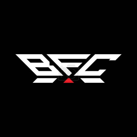 Illustration for BFC letter logo vector design, BFC simple and modern logo. BFC luxurious alphabet design - Royalty Free Image