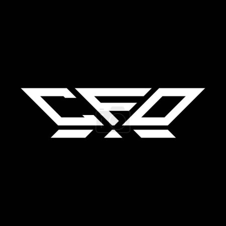 CFO letter logo vector design, CFO simple and modern logo. CFO luxurious alphabet design  