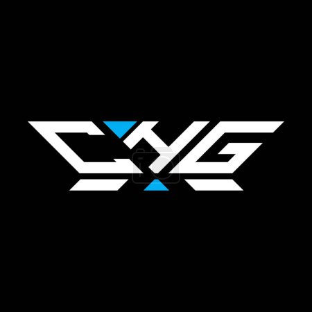 CHG Brief Logo Vektor-Design, CHG einfaches und modernes Logo. CHG luxuriöses Alphabet-Design  