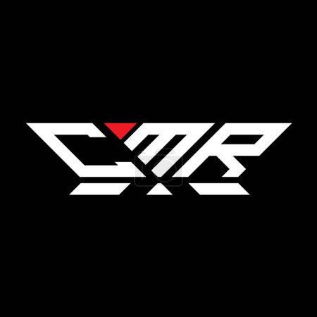 Ilustración de Diseño del vector del logotipo de la letra CMR, logotipo simple y moderno de CMR. CMR diseño de alfabeto de lujo - Imagen libre de derechos