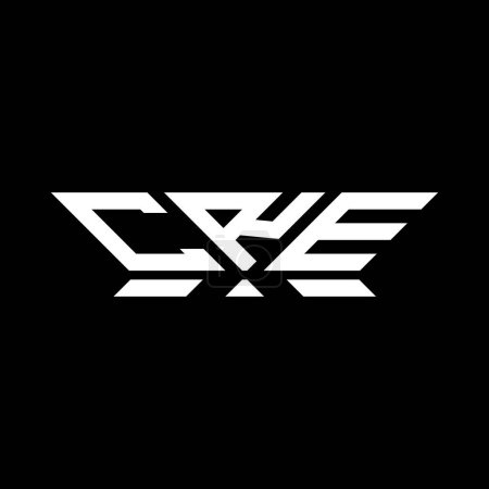 Diseño vectorial del logotipo de la letra CRE, logotipo simple y moderno CRE. CRE diseño de alfabeto de lujo  