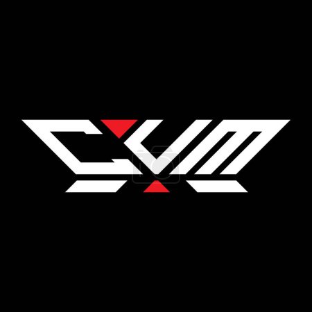 CUM letter logo vector design, CUM simple and modern logo. CUM luxurious alphabet design  