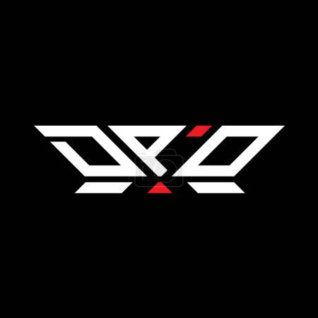 DPO letter logo vector design, DPO simple and modern logo. DPO luxurious alphabet design  
