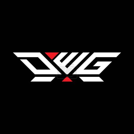 DWG letter logo vector design, DWG simple and modern logo. DWG luxurious alphabet design  
