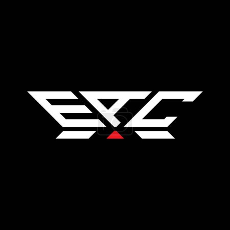 EAC Brief Logo Vektor-Design, EAC einfaches und modernes Logo. EAC luxuriöses Alphabet-Design  