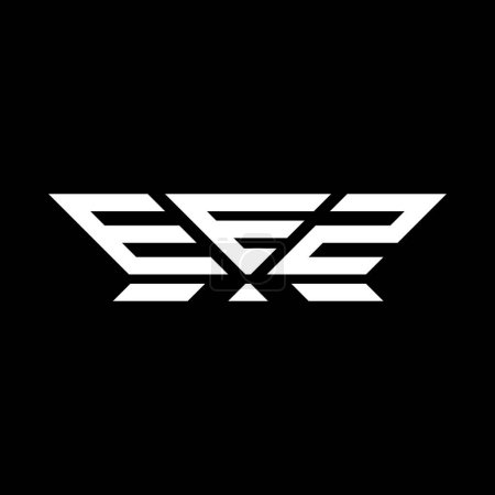 Téléchargez les illustrations : EEZ lettre logo vectoriel design, EEZ logo simple et moderne. EEZ design alphabet luxueux - en licence libre de droit