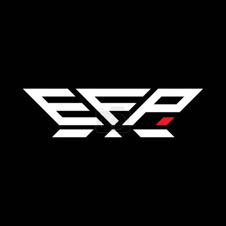 Téléchargez les illustrations : Design vectoriel de logo de lettre EFP, logo simple et moderne EFP. EFP design alphabet luxueux - en licence libre de droit