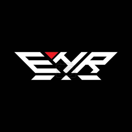 EHR letter logo vector design, EHR simple and modern logo. EHR luxurious alphabet design  