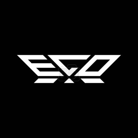 Illustration for ELO letter logo vector design, ELO simple and modern logo. ELO luxurious alphabet design - Royalty Free Image
