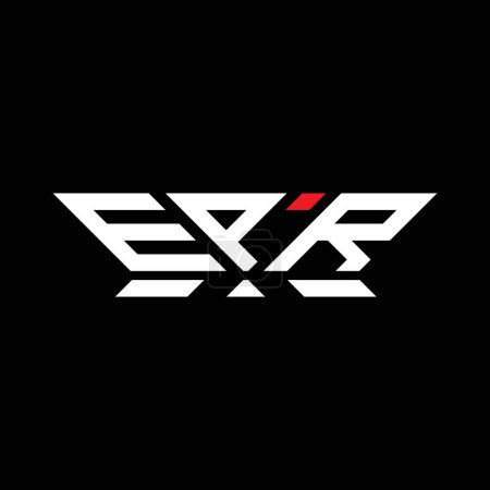 EPR Brief Logo Vektordesign, EPR einfaches und modernes Logo. EPR luxuriöses Alphabet-Design  