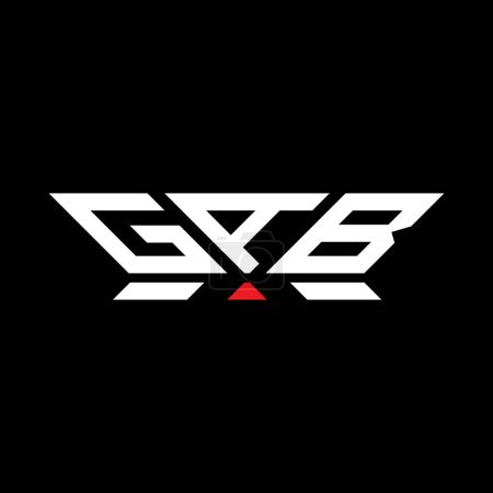 Illustration for GAB letter logo vector design, GAB simple and modern logo. GAB luxurious alphabet design - Royalty Free Image