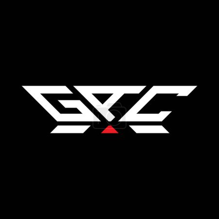 Diseño de vectores de logotipo de letra GAC, logotipo simple y moderno GAC. Diseño lujoso del alfabeto GAC  
