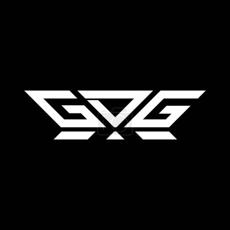 Illustration for GDG letter logo vector design, GDG simple and modern logo. GDG luxurious alphabet design - Royalty Free Image