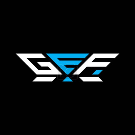 GEF letter logo vector design, GEF simple and modern logo. GEF luxurious alphabet design  