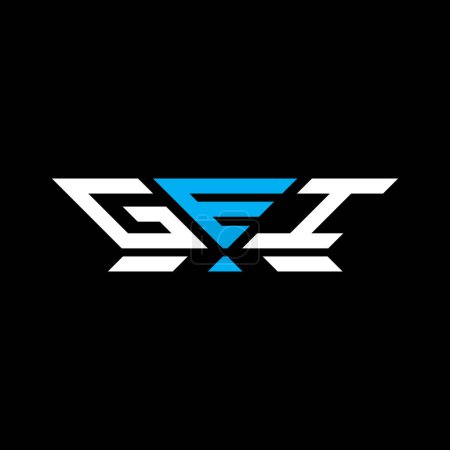 GEI letter logo vector design, GEI simple and modern logo. GEI luxurious alphabet design  