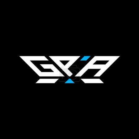 GPA letter logo vector design, GPA simple and modern logo. GPA luxurious alphabet design  