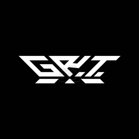 GRT letter logo vector design, GRT simple and modern logo. GRT luxurious alphabet design  
