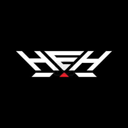 HEH Letter Logo Vektordesign, HEH Einfaches und modernes Logo. HEH luxuriöses Alphabet-Design  