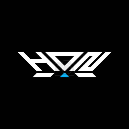 HON letter logo vector design, HON simple and modern logo. HON luxurious alphabet design  