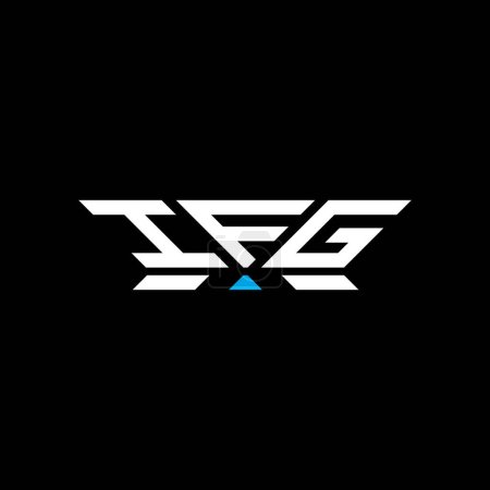 IFG Letter Logo Vektor Design, IFG einfaches und modernes Logo. Luxuriöses Alphabet-Design der IFG  