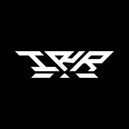 Diseño del vector del logotipo de la letra de IRR, logotipo simple y moderno de IRR. IRR diseño de alfabeto de lujo  