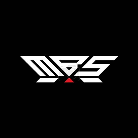 MBS letter logo vector design, MBS simple and modern logo. MBS luxurious alphabet design  