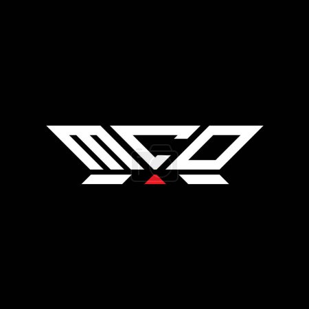 MCO Letter Logo Vektordesign, MCO einfaches und modernes Logo. Luxuriöses Alphabet-Design von MCO  