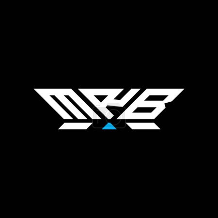 Ilustración de Diseño de vectores de logotipo de letra MRB, logotipo simple y moderno MRB. MRB diseño de alfabeto de lujo - Imagen libre de derechos